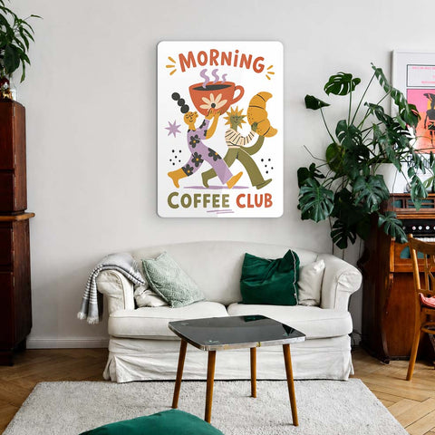 Morning Coffee Acrylic Poster