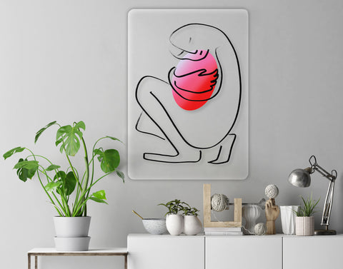 Heartspace Acrylic Poster