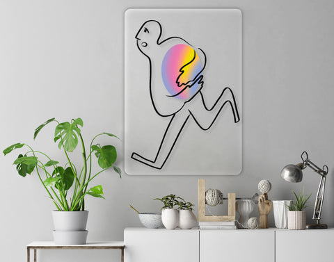 Inner Orbit Acrylic Poster