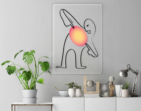 Lower Current Acrylic Poster