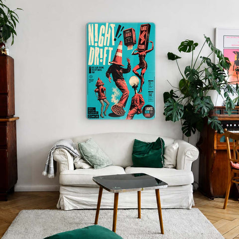 NightDrift Acrylic Poster