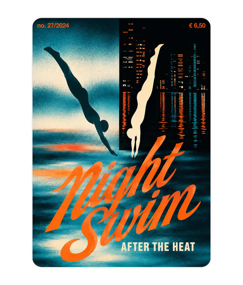 Night Swim Acrylic Poster