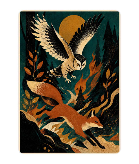 Night Watchers Acrylic Poster