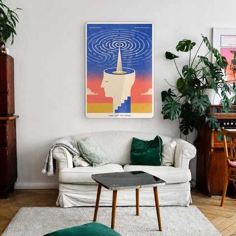 Noise Acrylic Poster