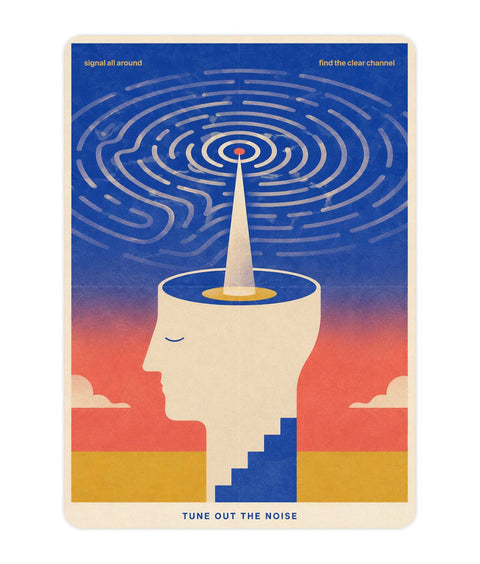 Noise Acrylic Poster