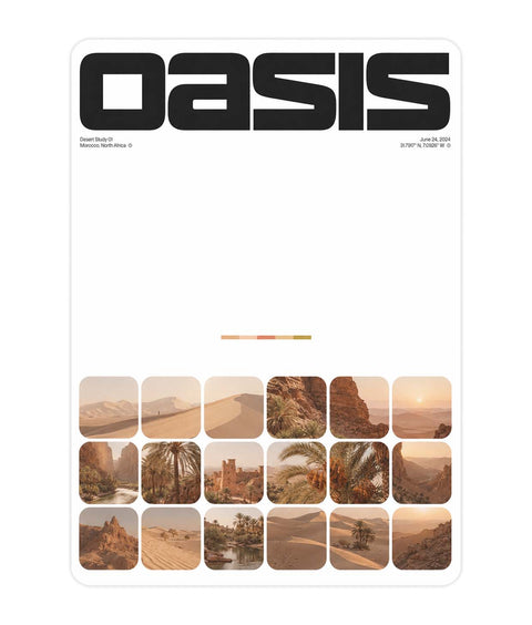 Oasis Acrylic Poster