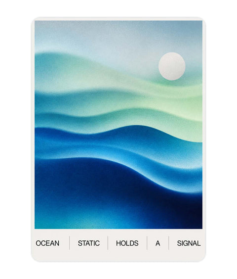 Ocean Signal Acrylic Poster