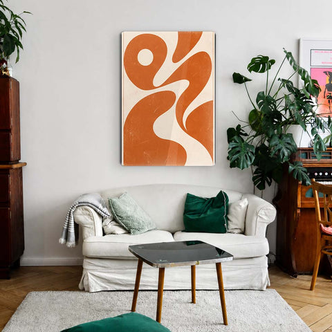 Orange Acrylic Poster