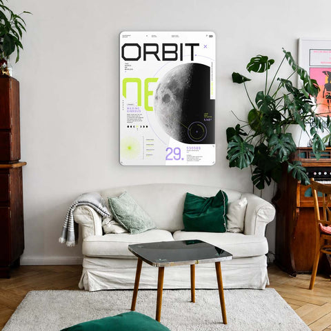Orbit Acrylic Poster