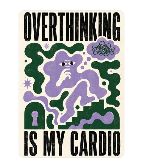 Overthinking Acrylic Poster