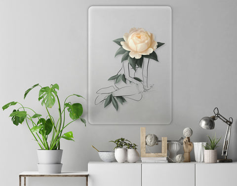 Peony Acrylic Poster