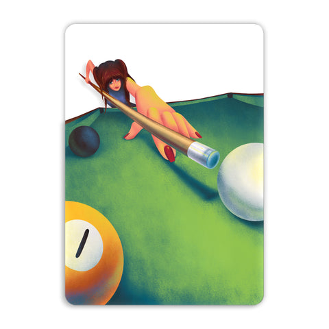 Billiard Acrylic Poster