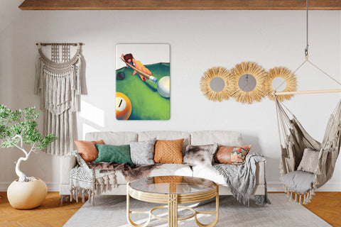Billiard Acrylic Poster