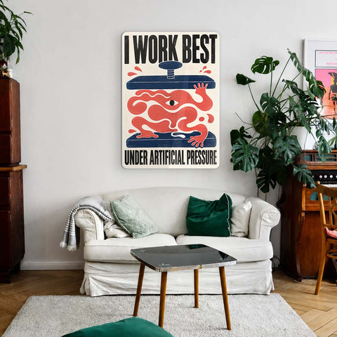 Pressure Acrylic Poster