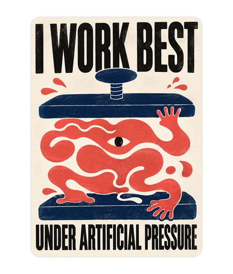 Pressure Acrylic Poster