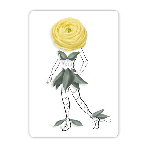 Ranunculus Acrylic Poster