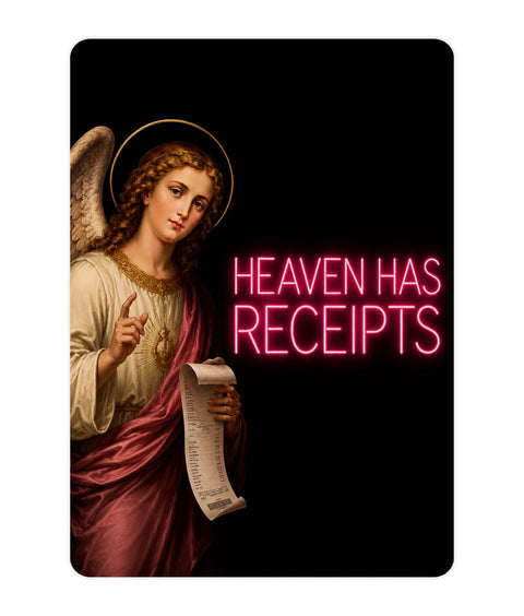 Receipts Acrylic Poster