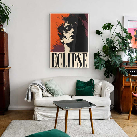 Red Eclipse Acrylic Poster