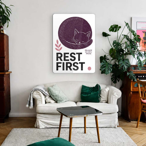 Rest first Acrylic Poster