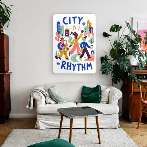 Rhythm Acrylic Poster