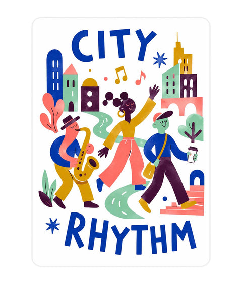 Rhythm Acrylic Poster