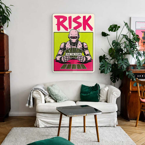 Risk Acrylic Poster