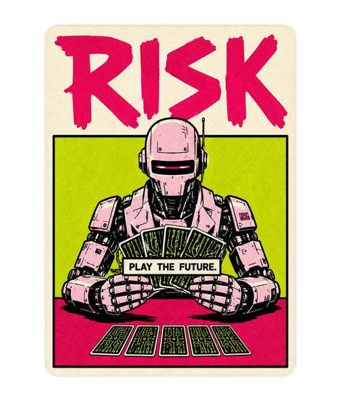 Risk Acrylic Poster