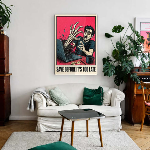 Save it Acrylic Poster