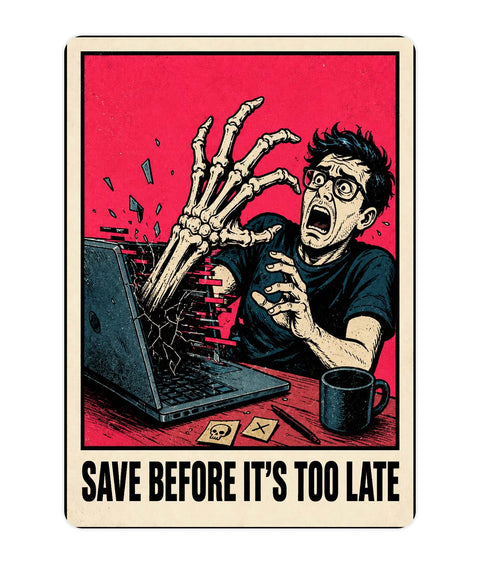 Save it Acrylic Poster