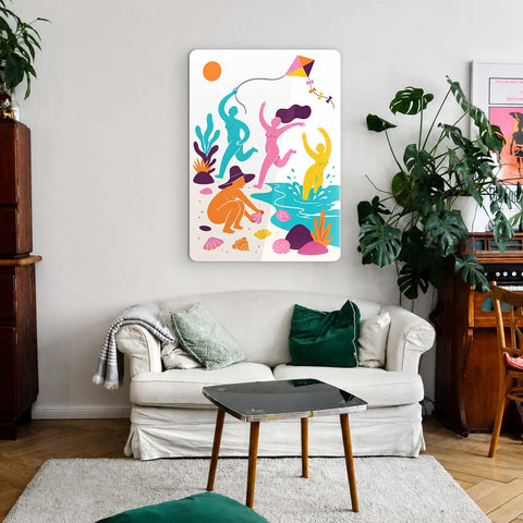 Seaside Joy Acrylic Poster