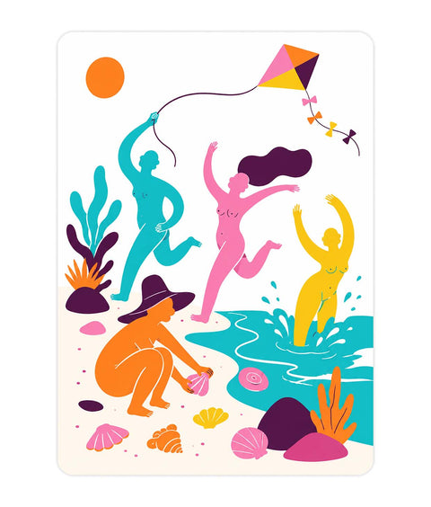 Seaside Joy Acrylic Poster