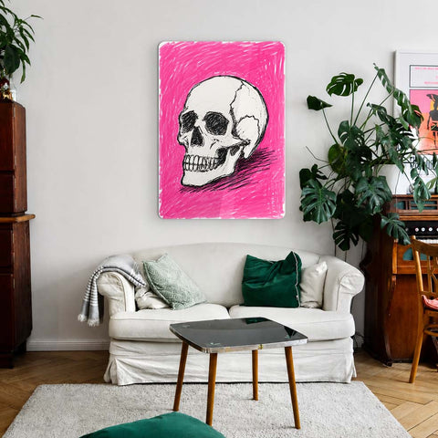Skull Acrylic Poster