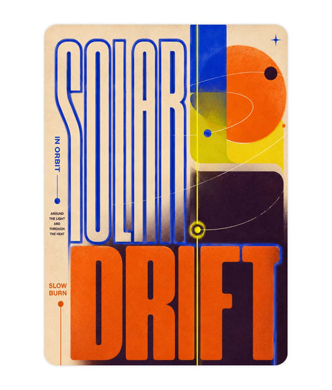 Solar Drift Acrylic Poster