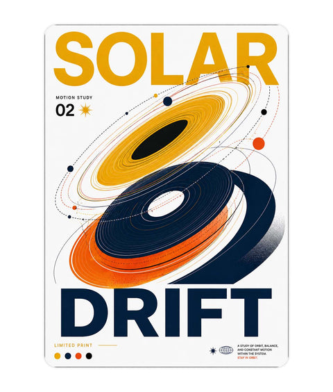 Solar Acrylic Poster