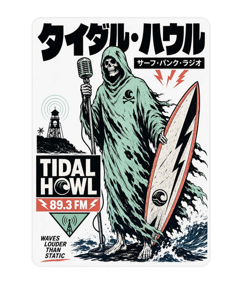 Tidal Howl Acrylic Poster
