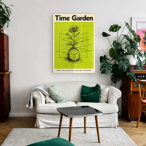 Time Garden Acrylic Poster