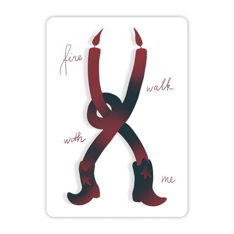 Fire Acrylic Poster
