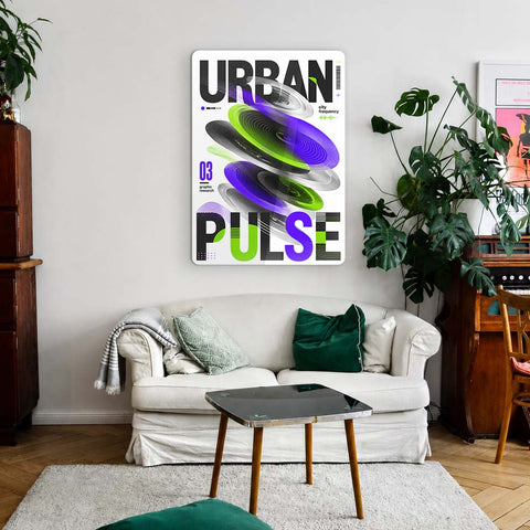 Urban Pulse Acrylic Poster