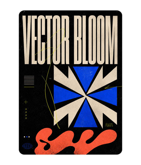 Vector Bloom Acrylic Poster