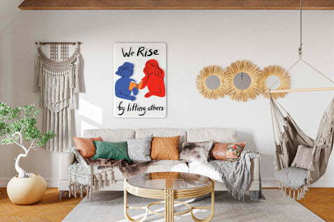 We Rise Acrylic Poster
