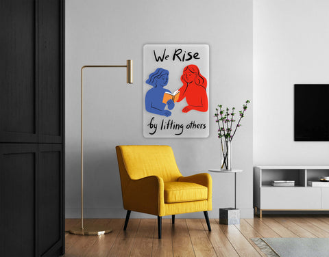We Rise Acrylic Poster