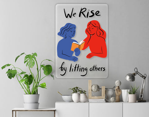 We Rise Acrylic Poster
