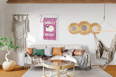 Wooly Beast Acrylic Poster