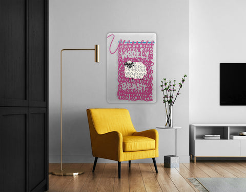 Wooly Beast Acrylic Poster