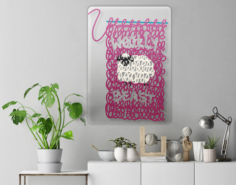 Wooly Beast Acrylic Poster