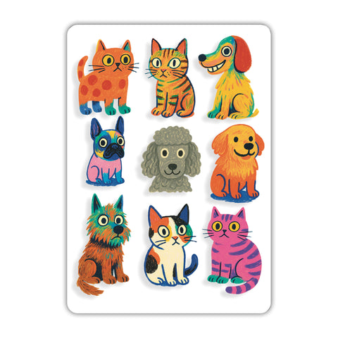Cats and Dogs Acrylic Poster