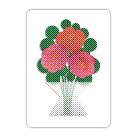 Dotted Bouquet Acrylic Poster
