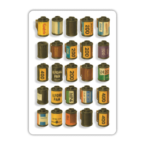 Film Rolls Acrylic Poster