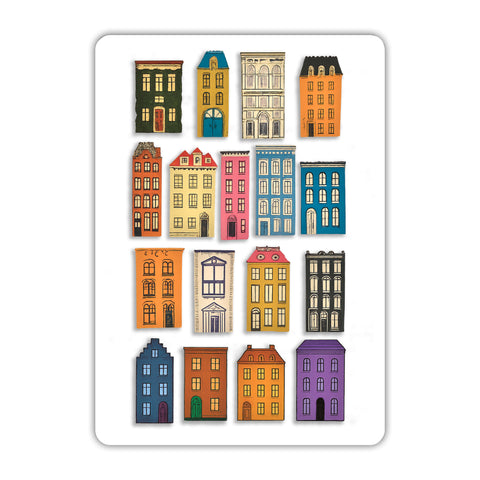 Houses Acrylic Poster