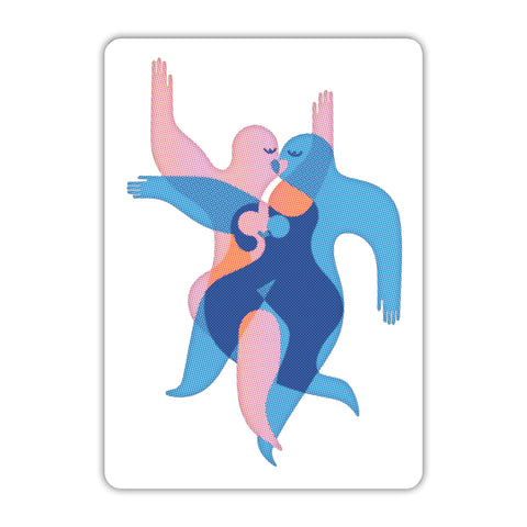 Kissing Acrylic Poster
